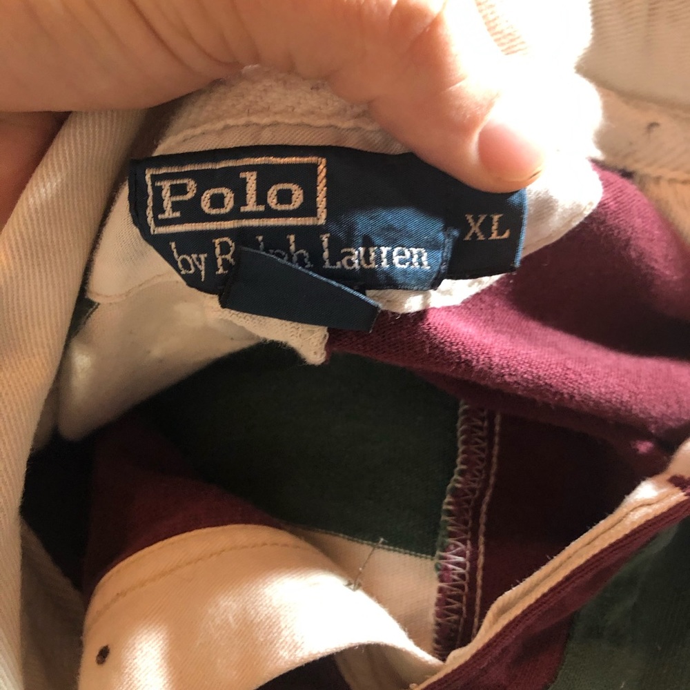 Vintage polo rugby long sleeve shirt